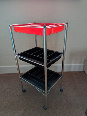 Photo of free Metal trolley with trays (Sidmouth)