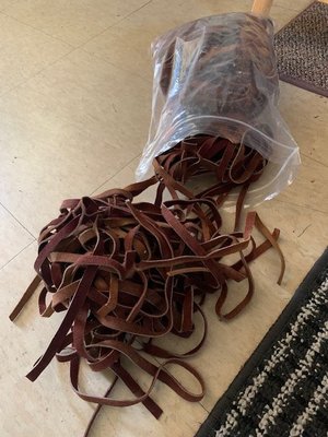 Photo of free suede strips (North Emeryville)