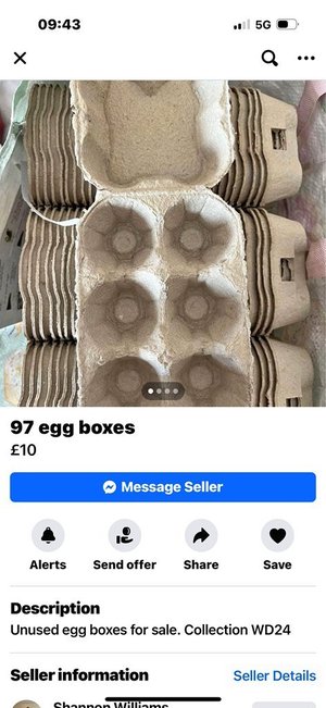 Photo of Egg boxes (West Drayton UB7)