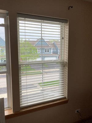 Photo of free Two window blinds with top covers (Glen Ellyn)