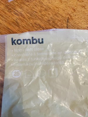 Photo of free Kombu soft close hinges (Cassiobury, Watford WD17)