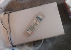 Photo of free Silver DVD player with 100+DVDs (Dundee DD3)