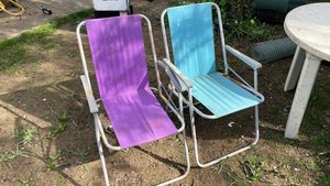 Photo of free 2 childrens garden chairs (Costessey NR8)