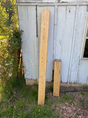 Photo of free Wood posts (North Asheville)
