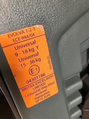 Photo of free Britax car seat (SL6 Maidenhead)