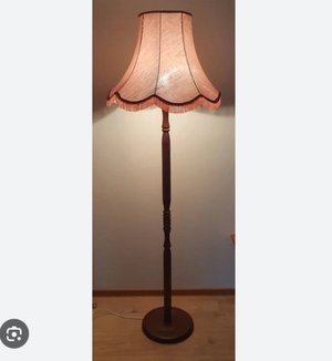 Photo of Old wooden Standard Lamp (Chorley SK9)