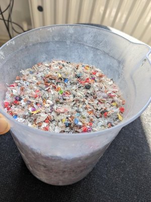 Photo of free Recycled plastic flakes for filling (CT1)