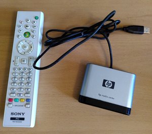 Photo of free Media IR remote with USB PC adapter (Manor Farm BS10)