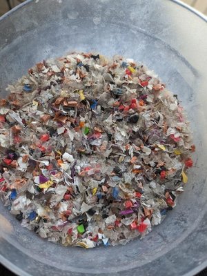 Photo of free Recycled plastic flakes for filling (CT1)