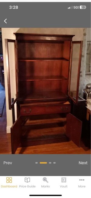 Photo of free Vintage 1950’s wooden cabinet (Rego Park)
