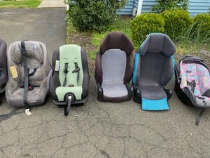 Photo of free 9 used car seats in Danbury (Danbury)