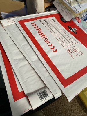 Photo of free 4 unused PostPak padded envelopes (Farlington PO6)