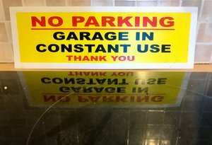 Photo of free No parking sign (Ifton Heath SY11)