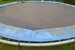 Photo of free 14 foot trampoline (Knighton LE2)
