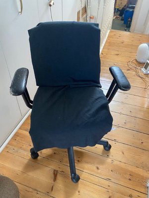 Photo of free Office chair, good condition with skye peeled off (Acton W3)
