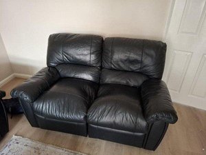 Photo of free Two leather reclining sofas (West Bridgford, NG2)