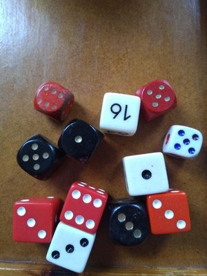 Photo of free 12 Dice set, as per photo. Take all or just some (Millhouses S7)