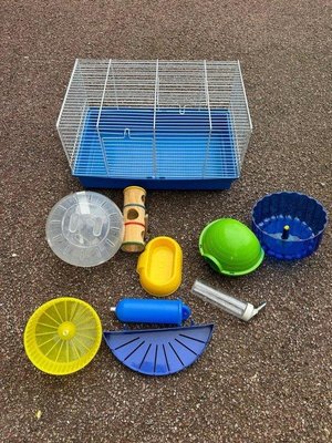 Photo of free Hamster/Gerbil cage & bits (Brackley. NN13)