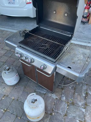 Photo of free Weber Gas Bbq with tanks (Mantelli)