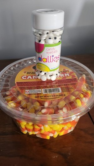 Photo of free Candy corn and candy eyeballs (Prospect park south)