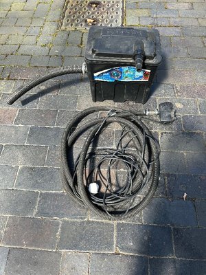 Photo of free Hozelock pond filter, pump and hose (Haldens AL6)