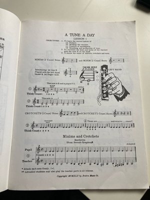 Photo of free Clarinet music book (Gwaelod-y-Garth (CF15))
