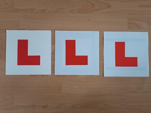 Photo of free L plates (Luton LU3)