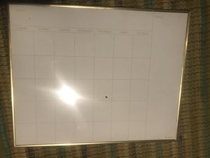 Photo of free calendar whiteboard (rogers park)