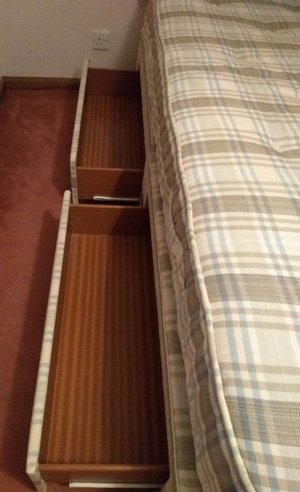 Photo of free Kingsize Bed Staples 4 Drawers Used (Crail KY10)