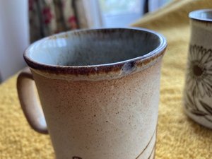 Photo of free Two Dunoon Ceramics mugs - both slightly damaged (Malvern WR14)