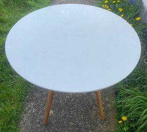 Photo of free Round White Table (Greengates BD10)