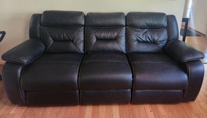 Photo of free Leather sofa and loveseat recliners (Northern Albemarle)
