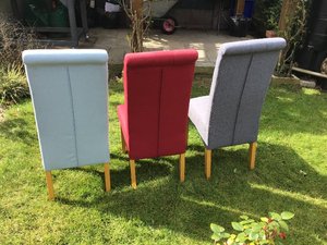 Photo of free 6 High Back chairs (Comberton DY10)