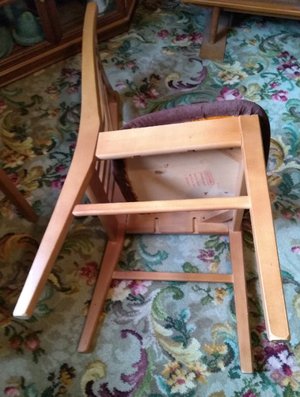 Photo of free Dining Room Chairs (4) Teak Dark Brown (Crail KY10)