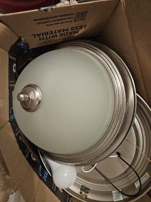 Photo of free Flush mount ceiling lamps (2) (Flemington NJ)