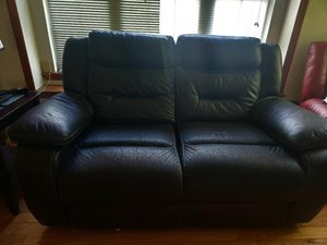 Photo of free Leather sofa and loveseat recliners (Northern Albemarle)