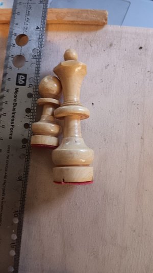 Photo of free wooden chess set (melrose)