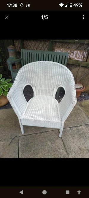 Photo of free Wicker chair (Beeston, notts NG9)