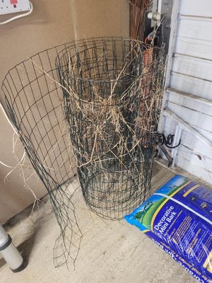 Photo of free Garden wire fence roll and posts (Bearsted)