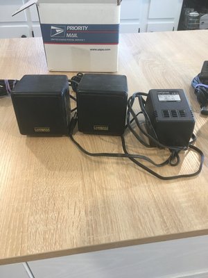 Photo of free Small Speakers (Watertown/Waltham/Belmont line)