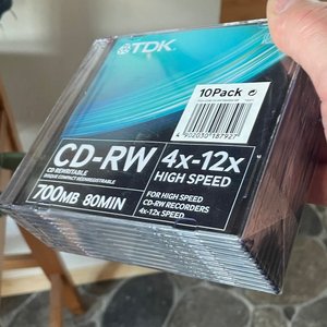 Photo of free Pack of 10 Rewriteable CDs, Brand new. (Kirkcaldy KY1)