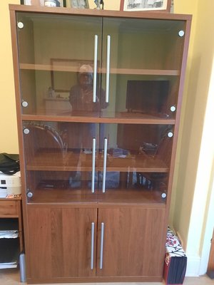 Photo of free Display/book case and cupboard (Wrose shipley BD18)