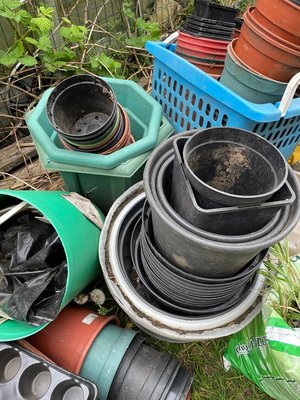 Photo of free Plastic plant pots (M25 Prestwich)