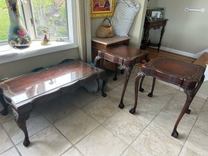 Photo of free Vintage tables (Morris ct)