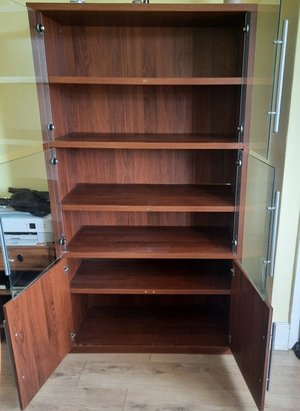 Photo of free Display/book case and cupboard (Wrose shipley BD18)