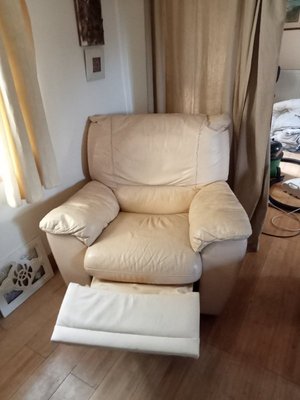 Photo of free Leather reclining armchair. (Kirkby Thore CA10)