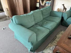 Photo of free IKEA lounge green 2&3 seater (Cremorne Point)