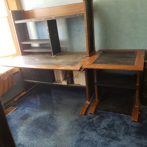 Photo of free computer desk&hutch, printer table (Walnut Creek)