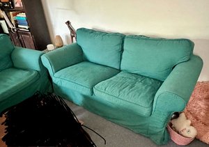 Photo of free IKEA lounge green 2&3 seater (Cremorne Point)