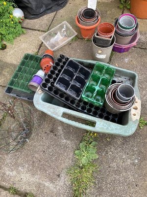 Photo of free Collection of garden pots and trays (Oakridge RG21)